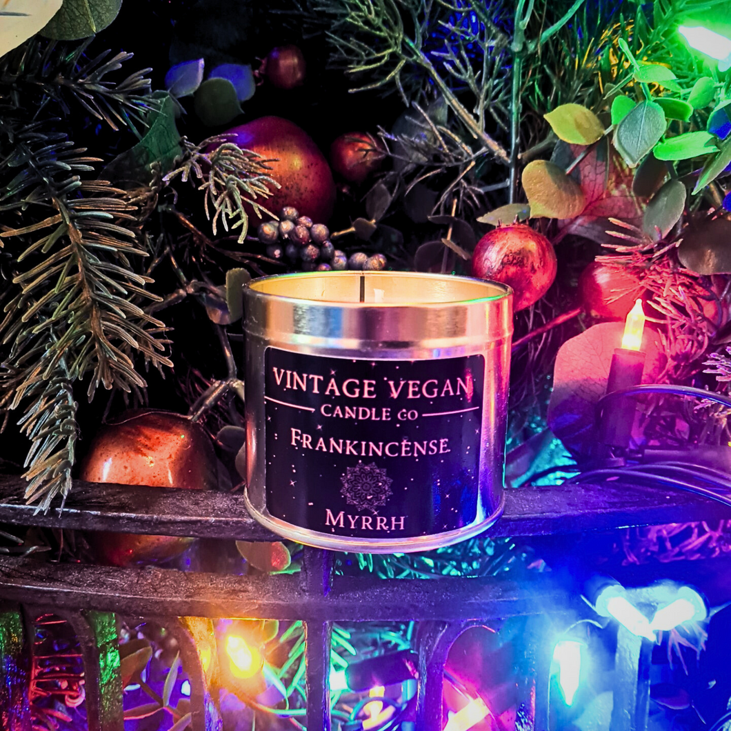 Frankincense and Myrrh Luxury Vegan Candle