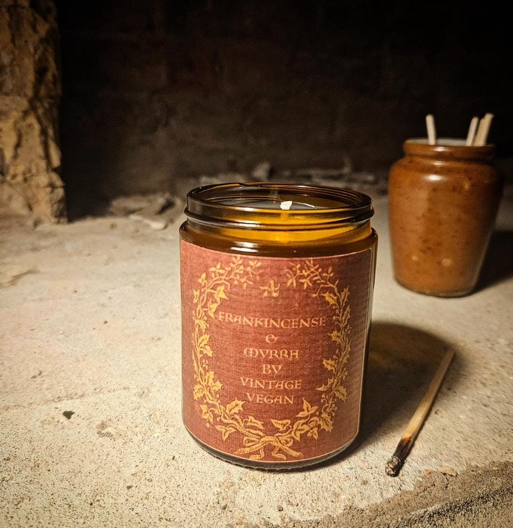 Frankincense and Myrrh Luxury Vegan Candle