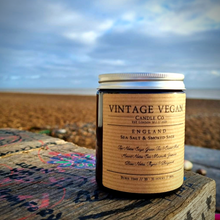 Load image into Gallery viewer, England - Sea Salt and Smoked Sage 100% Soy Wax Personalised Candle 180ml
