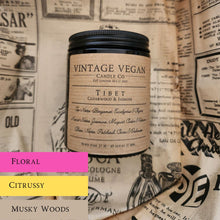 Load image into Gallery viewer, Tibet - Cedarwood &amp; Jasmine 100% Soy Wax Personalised Candle 180ml

